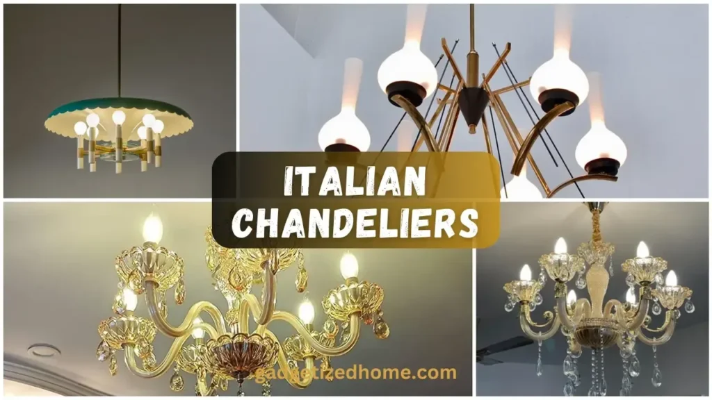 Featured image showcasing a collection of elegant Italian chandeliers, highlighting their unique designs and sparkling crystals in a beautifully lit setting.