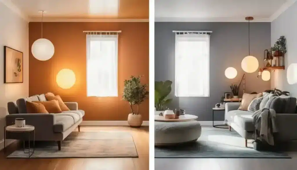 Warm Light vs. Cool Light