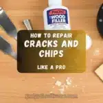 DIY repair tools for fixing cracks and chips in walls, wood, and ceramics.