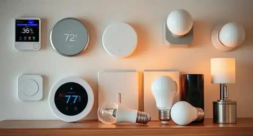 Affordable smart home upgrades like thermostats, smart bulbs, and security devices.