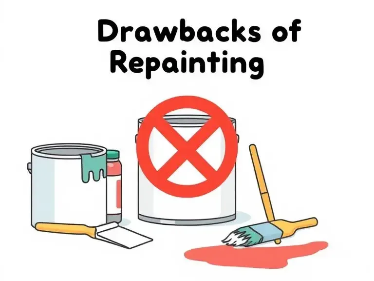 Reasons to avoid repainting, including cost, time, and effort considerations.