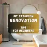 DIY bathroom renovation tips for beginners with essential tools and materials