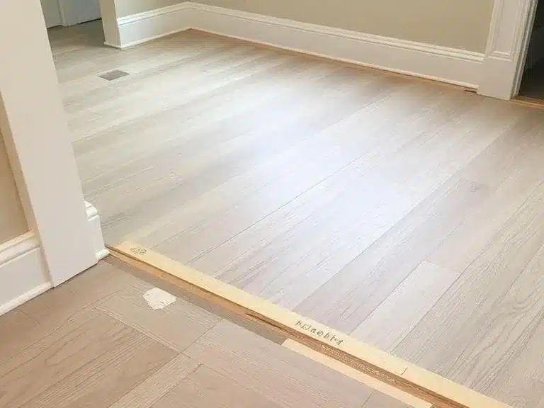 Installing transition strips and moldings to finish floor installation