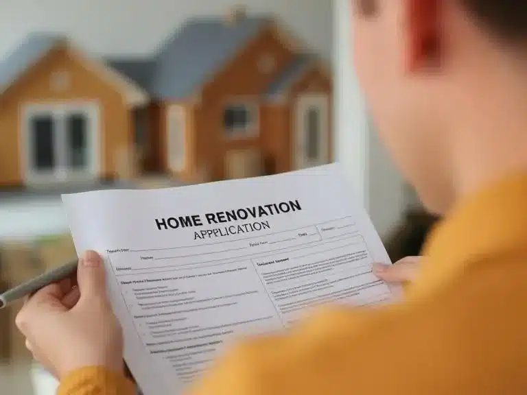 Checking local regulations and obtaining necessary permits for a DIY renovation.