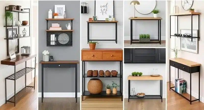 7 Best Slim Console Tables for Narrow Hallways